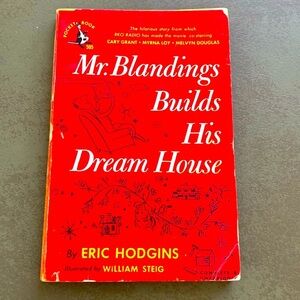 MR BLANDINGS BUILDS HIS DREAM HOUSE by Eric Hodgins - VINTAGE PAPERBACK GUC